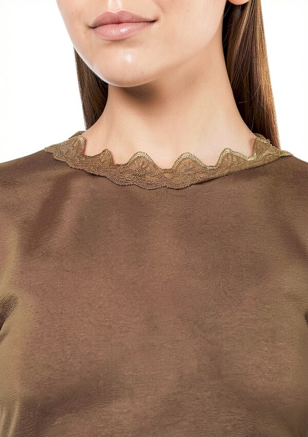 VERO MODA Vmrosa LS Highneck Top Jrs Noos Maglietta a Maniche Lunghe Donna (Pacco da 1)-1