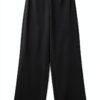 Pantaloni donna VERO MODA Vmberlin Zamira MW Wide Noos nero e torba-0