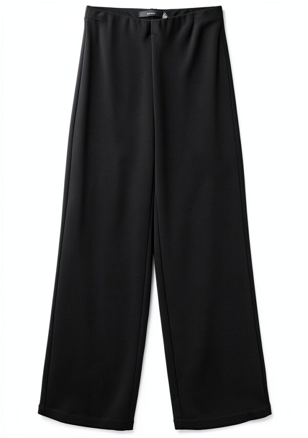 Pantaloni donna VERO MODA Vmberlin Zamira MW Wide Noos nero e torba-0