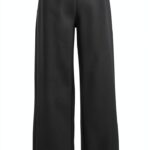 VERO MODA Pantaloni Zamira Noos Donna Gamba Larga Vita Elastica-0