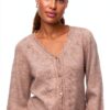 Cardigan Vero Moda donna con scollo a V, finitura argentea, 190 g-3