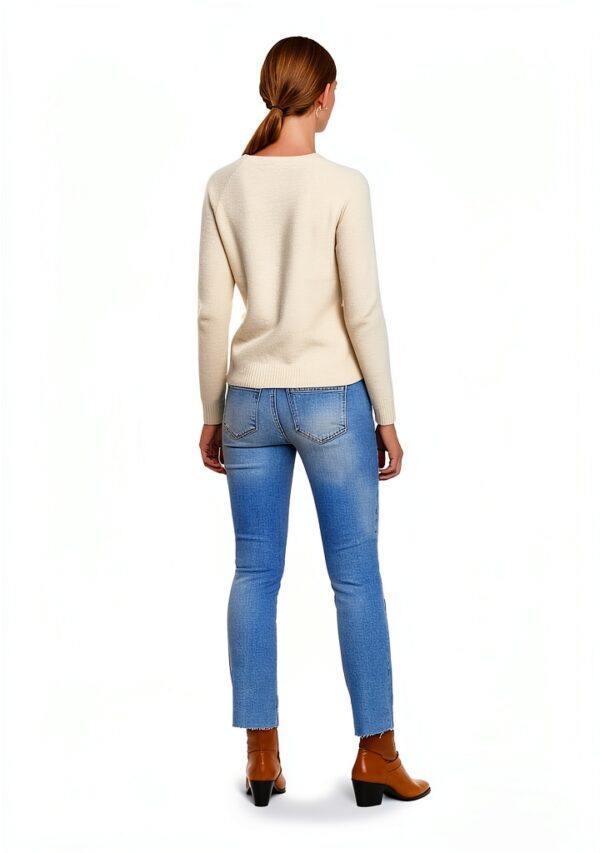 Maglione VERO MODA VMDOFFY Pullover in maglia birch melange-3
